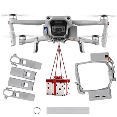 WANGCL Drone Delivery Device Air Drop Launcher Drop Device System Kits para Publicidad Pesca Boda etc. Apto para DJI MAVIC AIR 2 Drone Accesorios