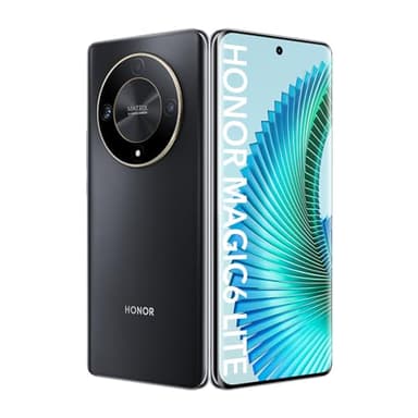 HONOR Magic6 Lite 5G Smartphone 8GB 256GB, Pantalla Curva AMOLED de 6,78" 120Hz, Cámara Triple de 108MP, Android 13, Dual Sim, Google Play, NFC, Negro