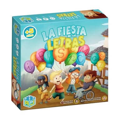 LA Fiesta DE Las Letras. Juego + 5 años para Trabajar lecto-Escritura. Aula en Juego