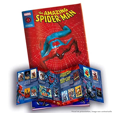 Panini 004378Álbum del 60 aniversario de Spiderman con tarjeta de clasificación (francés) [las pegatinas se venden por separado]