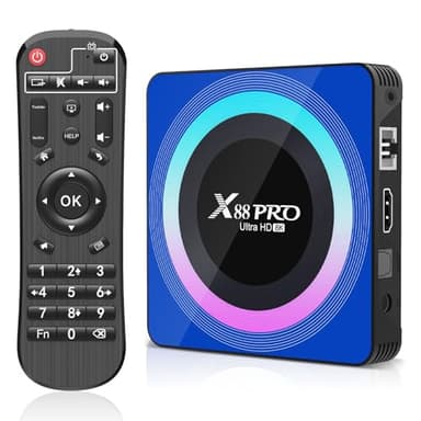 ADDCOLOR Android TV Box, Android 13.0 Box 2GB RAM 16GB ROM RK3528 Quad-Core 64bit Cortex-A53 Support 2.4/5.0GHz WiFi6 BT5.0 HD 8K 10/100M Ethernet HDMI 2.0