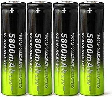 ZWDCVFGK Batería Recargable de la Linterna de la batería de Litio 18650 3.7V 5800mah