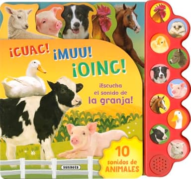 ¡Escucha el sonido de la granja! (10 sonidos de animales)