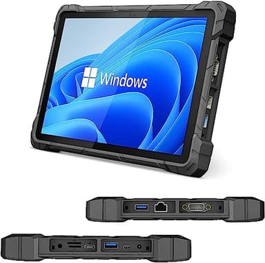 HEIGAOLAPC F7G Win 11 Tablet 10.1 Pulgadas, 8GB+128GB(Ampliable) Tablet Rugerizada 16000mAh, FHD+,SIM 4G LTE/5G WiFi/OTG/IP68 Waterproof Rugged Tablet