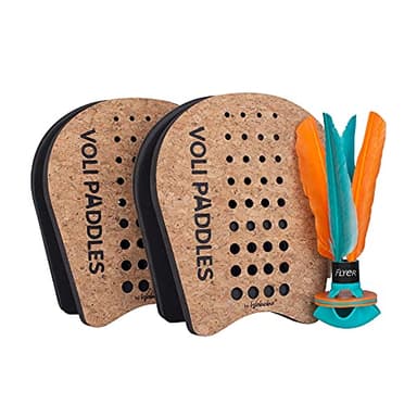 Waboba Set de Pádel VOLI para Jugar en el Jardín o la Playa, Deporte de Interiores y Exteriores, Juego para Toda la Familia, para 2 Jugadores