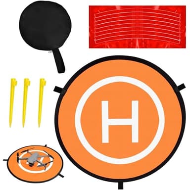 Impermeable Helicoptero Pad,Plataforma De Aterrizaje Drones,Plegable Drone Landing Pad,Accesorios Drone Mat Portátil,Waterproof Pads De Aterrizaje,Para Dji Mavic Pro,Helicóptero Rc,Drone,Kiuiom