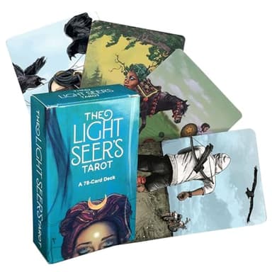 TMRBBesty Tarots,Classic Tarot,Tarot Deck,Tarot Tradicional,Tarot Clásico,Baraja Adivinatoria de Tarot,Adecuado para Principiantes,Juegos de Fiesta y Vacaciones-El profeta de la luz