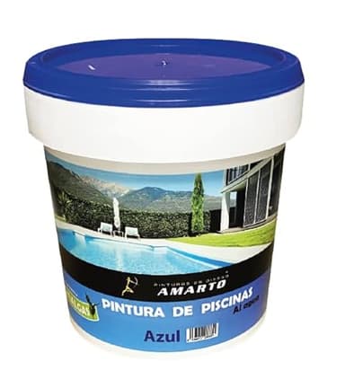 Pintura de Piscinas al Agua, con aditivo antihalgas (5 Kg., Azul)