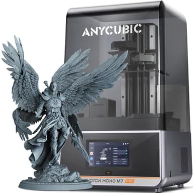 ANYCUBIC Photon Mono M7 Pro 14K Impresora 3D Resina, Impresión Rápida 170mm/h, LCD Mono 10,1'' con Fuente COB LighTurbo 3.0 y Control de Temperatura, Volumen de Construcción 223 * 126 * 230mm(6,5L)