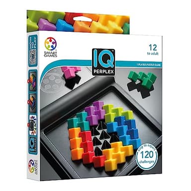 Smart Games IQ Perplex - Juegos De Mesa Adulto 12 Años O Más | Rompecabezas Adultos Y Rompecabezas Niños | Juegos De Viaje | Juegos De Mesa Adultos Divertidos