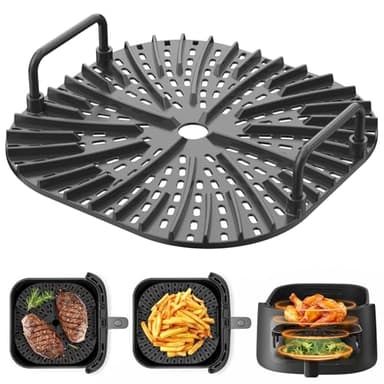 Accesorios freidora de Aire Rejilla Air Fryer, Accesorios para freidora sin Aceite COSORI Cecotec Ninja Philips EVVO 5,5L 6L 6,2L 6,5L, Bandeja Air Fryer Accesorios moldes para freidora de Aire