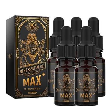 Aceite de agrandamiento del pene Engrosamiento del pene Aumento del crecimiento Gran Dick Agrandar para los hombres Erección mejorada Retraso Eyaculación Aceite de polla grande, 10ml (5PCS)