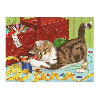 Relish ‘Life of a Kitten’ Puzle de 13 Piezas - diseñado para Personas ancianas con Demencia/Alzheimer’s