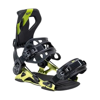 BEXTREME Fijaciones Snowboard Automaticas SP Core Color Lime XL 44-47 EU / 10-12 US para Hombre. Fijacion Snow Tipo Flow Freestyle Freeride Step On Talla Medida