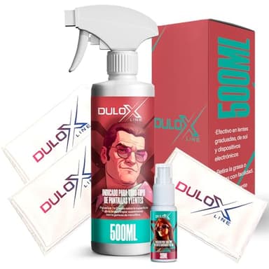 Pack Limpia Pantallas 500ML + 3 Paño Microfibra XL (30X30CM) + Limpia Gafas 30ML – Kit Limpiador 500ML + 3 Gamuzas Microfribras XL (30x30CM) + Limpiador de Gafas 30ML – Limpia Monitor – Limpiador TV