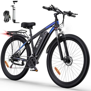 DUOTTS C29 Bici Electrica Adulto, 29'' Bicicleta Eléctrica de Montaña con Extraíbles Bateria Litio 48V 15Ah Motor de 250W Pico, Ebike Paseo 21 Velocidad con Pantalla LCD (Sola Batería)