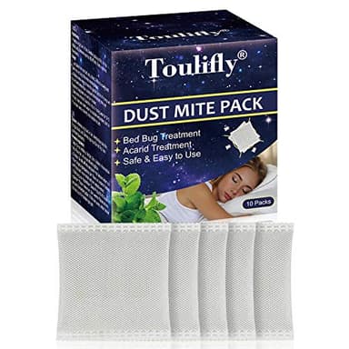 Tratamiento antiácaros a base de hierbas, eliminador natural de ácaros, repele los ácaros de la ropa de cama, sofás, alfombras, cojines - Polvo