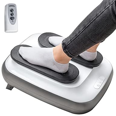 gridinlux, Ejercitador de Piernas, Trainer Legs, Gimnasia pasiva, Mando a Distancia, Altura Regulable, Intensidad Ajustable, Fácil de Usar