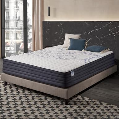 Naturalex - Colchón Viscoelástico Perfectsleep 180x200 cm - 30 cm - Firme - Espuma HR + Blue Látex - Transpirable - Confortable - Ergonómico - Hipoalergénico - Reversible Verano/Invierno