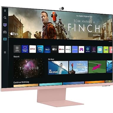 SAMSUNG LS32BM80PUUXEN Smart Monitor M8 de 32" (3840x2160), resolución UHD, diseño Slim, cámara Slimfit, Smart TV, Auto Source Switch+
