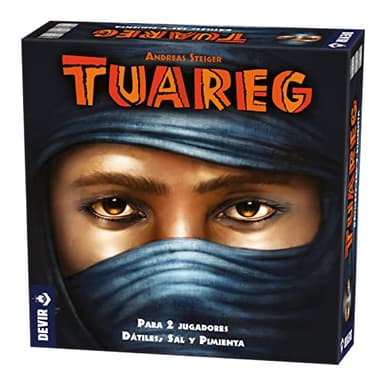 Devir - Tuareg, Juego de Mesa, Juego de Mesa 2 Jugadores, Juego de Mesa de Ingenio, Juego de Mesa 12 años (BGTUAREG)