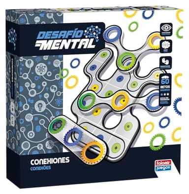 Falomir - Desafío Mental Conexiones | Juego de Lógica y Estrategia | para 1 Jugador (6+ Años)