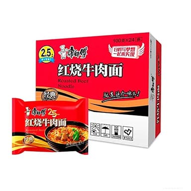 Pack 24 Ramen Fideos Instantáneos Sabor Ternera - Instant Noodle Tallarines