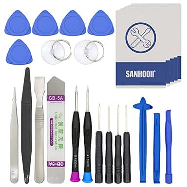 Kit de herramientas de reparación de teléfonos móviles 25 en 1, juego de destornilladores para Samsung Xiaomi, Redmi Huawei Mate Honor OnePlus