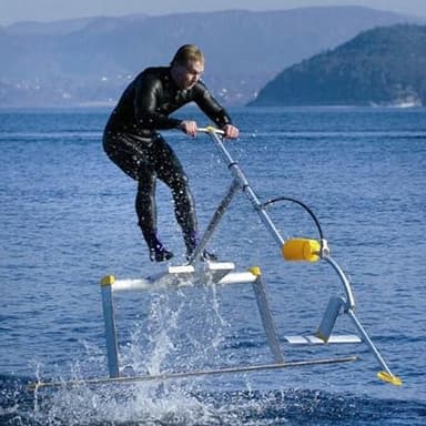 BsxiouY Pedaleras Acuáticas, Bicicletas Acuáticas, Motos Acuáticas para Adultos, Scooters De Piscina, Equipos para Deportes Acuáticos, Equipos Aeróbicos,A