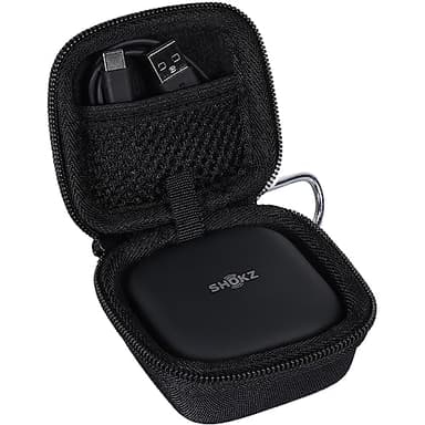 co2CREA Duro Viajar Caja Estuche Funda para SHOKZ OpenFit Open Ear True Wireless Bluetooth Bone Conduction Headphones(Funda Solo,Case Only)