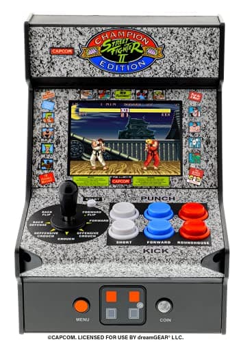 My Arcade Micro Jugador Street Fighter II Champion Edition Mini Cabina Retro
