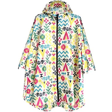 Anyoo Poncho de Lluvia Reusable de Ripstop transpirante Ligero a Prueba de Agua Multiuso Impermeable con Capucha de Lona de Tienda de Campaña Ideal para el Aire Libre Campamento Excursionismo y Pesca