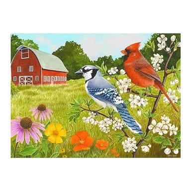 Relish ‘Summer Birds’ Puzle de 13 Piezas diseñado para Personas ancianas con Demencia/Alzheimer’s