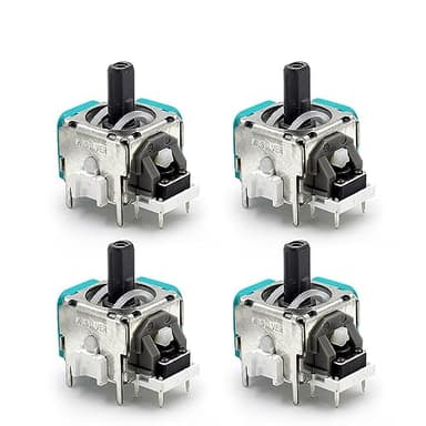4 PCS 3D Sensor Analógico Rueda Pulgar Sticks Joystick Rocker Módulo Replacemen para Sony PS4 Xbox One,Módulo Sensor Potenciómetro para Mando Inalámbrico