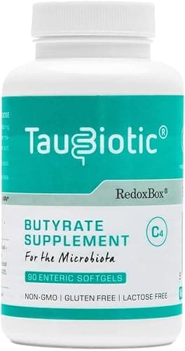 TauBiotic® de RedoxBox® - Suplemento de Butirato (tributirina 500 mg) para la Microbiota - 90 cápsulas blandas gastroresistentes