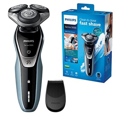 Philips S5530/06 Serie 5000 Wet and Dry - Afeitadora eléctrica para hombre (enchufe de baño de 2 pines)
