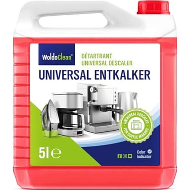 Descalcificador para cafetera concentrado liquido 5 litros - Compatible con marcas Delonghi Dolce Gusto Nespresso Seaco, Krups Senseo