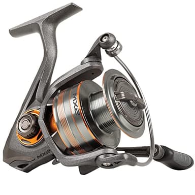 Mitchell Carrete de Pesca Mitchell MX2, Carretes giratorios, Pesca de truchas, Unisex, Negro, 1000, Freno Delantero