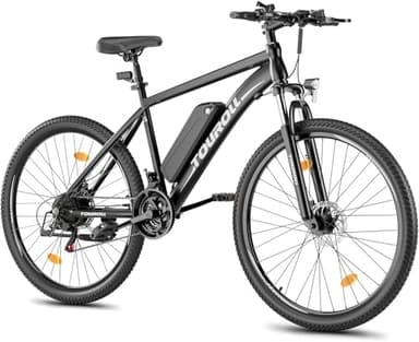 Touroll Bicicleta eléctrica, U1, Autonomía de 65 a 30 km, Motor 36V 45Nm, 13Ah Batería Desmontable, Bici electrica Equipada con un Amortiguador Delantero (U1 29")