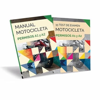 Pack Mototocicleta Manual Permiso de Conducir Moto A1 - A2 + Test de Examen A1 - A2. Estudia y Aprueba de la mano de la Editorial Etrasa Número Uno del Sector de las Autoescuelas. Actualizado.