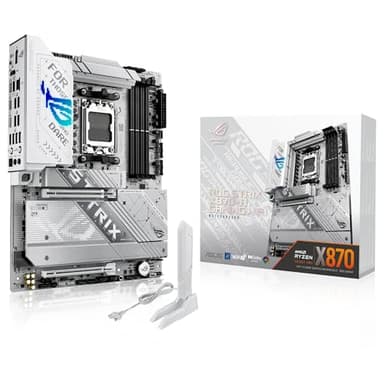 ASUS ROG Strix X870-A Gaming WiFi - Placa Base AMD ATX, 16+2+2 etapas de Potencia, DDR5, 4X M.2, PCIe 5.0 Compatible con GPU de última generación, WiFi 7, USB 20 Gbps con PD 3.0 de hasta 30 W