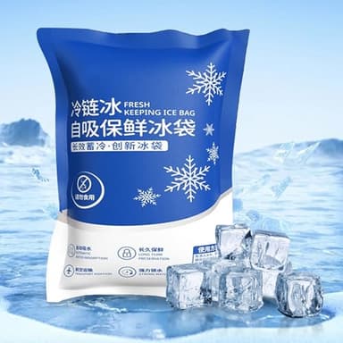 Paquetes de Hielo Seco para Envío de Alimentos Congelados 100PCS, Paquetes de Hielo Reutilizables Hielo Seco para Envío de Alimentos Congelados Paquete de Congelador Frío (250ml)