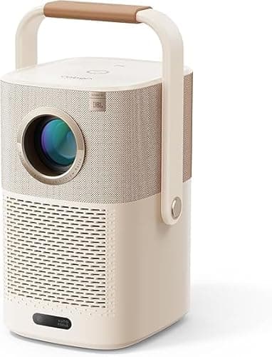 【Sound by JBL & 2,5H Batería Incorporada】Proyector Portátil WiFi Bluetooth,Yaber T2 Proyector Full HD 1080P Nativo, Auto Focus/Keystone, Proyector Cine en Casa/Exterior para Movil/iOS/Android/TV Stick