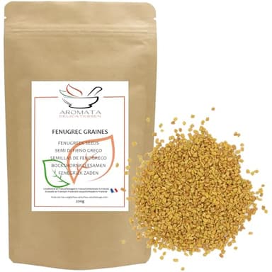 AROMATA - Semillas Enteras de Fenogreco/Alholva- Origen India - 200gr