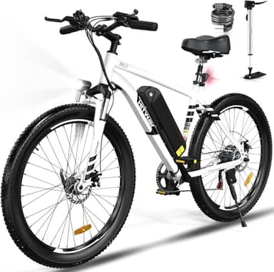 HITWAY Bicicleta electrica, Bicicleta de montaña eléctrica, Bicicleta electrica de 26 * 3.0/4.0 Pulgadas, Batería extraíble de 48V15Ah, transmisión - 7 velocidades, Rango de Crucero 45-80km