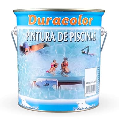 Pintura Durapool para Piscinas a Base de Agua - Color Azul - 4 Litros - Secado Rápido - Durabilidad al Contacto del Agua - Acabado Mate - Pintura de Piscinas - Duracolor
