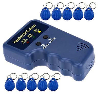 CIFY Computadora de Mano Duplicadora RFID 125KHz Copiadora Lector Escritor Tarjeta de identificación Clonador Programador Tarjetas regrabables EM4305 / T5577