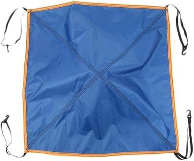 2 cubiertas de lluvia para tienda de campaña, cubierta de lluvia portátil, toldo de ventilación de techo de tienda de campaña, cubierta de tienda de campaña reutilizable, para viajes de camping (azul)