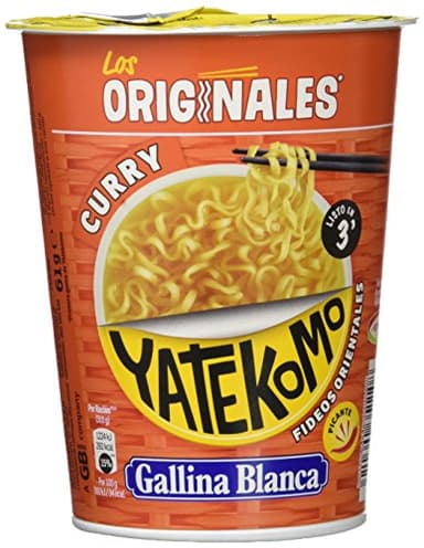 Gallina Blanca - Yatekomo Curry - Fideos orientales - 61 g - [Pack de 8]