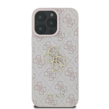 CG Mobile Guess GUHCP16S4GMGPI - Carcasa para iPhone 16 de 6,1 Pulgadas, Color Rosa